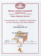 Royal Town Planning Institute West Midlands Branch commendation